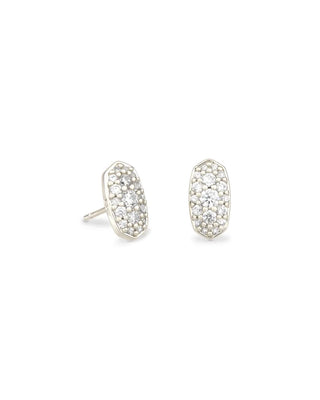 Kendra Scott Grayson Silver Stud Earrings